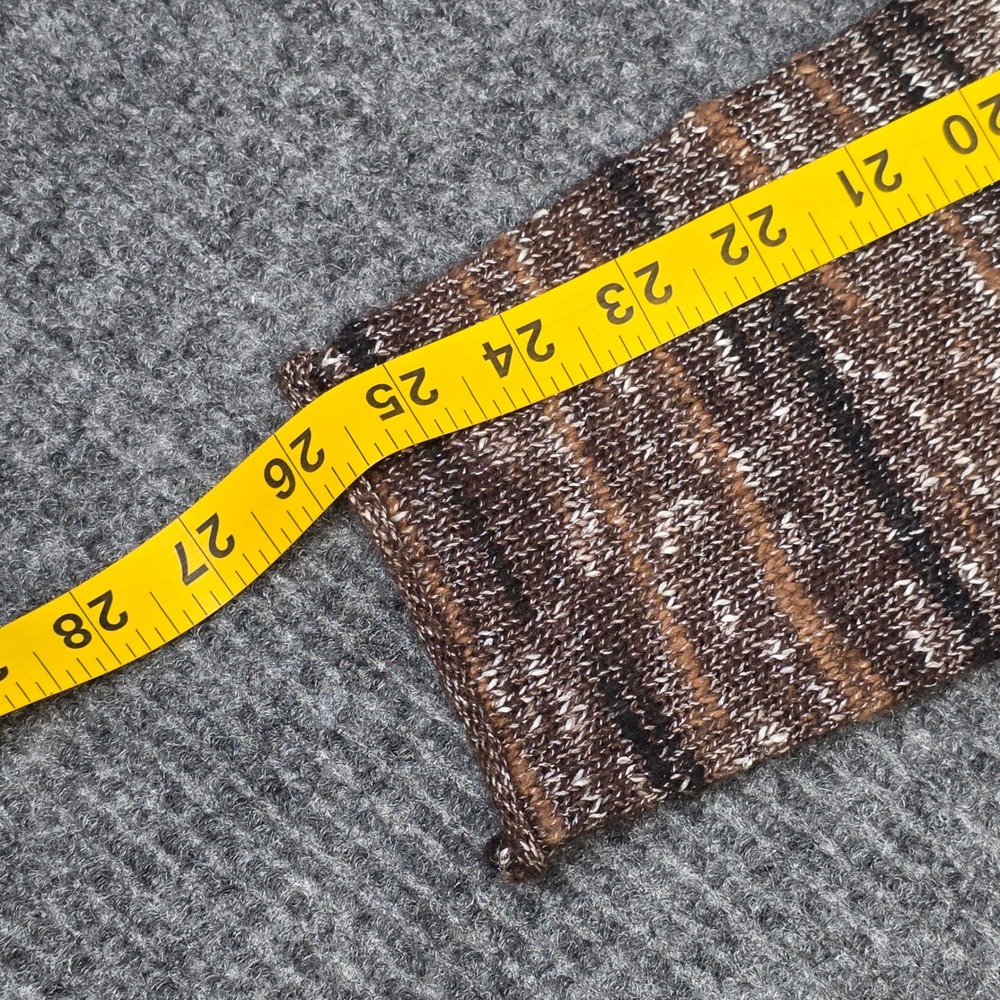 White Stag Shawl Collar Button Cardigan Sweater Women's Size L 12-14 Brown Combo - Picture 7 of 7
